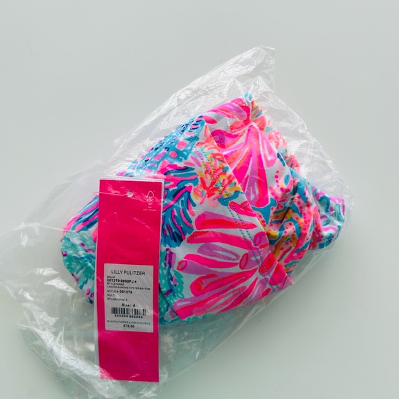 Lilly Pulitzer Brenta tankini top & Lagoon Sarong Hipster Bikini Bottom - Picture 14 of 16